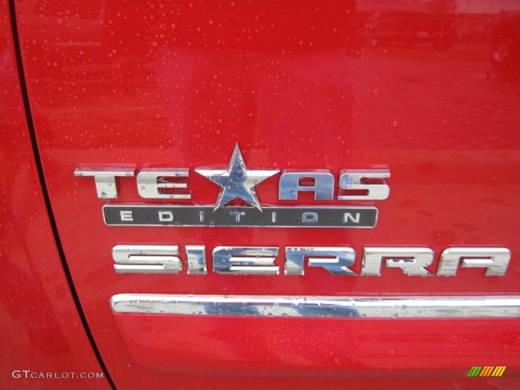 2011 Sierra 1500 Texas Edition Extended Cab - Fire Red / Ebony/Light Cashmere photo #26