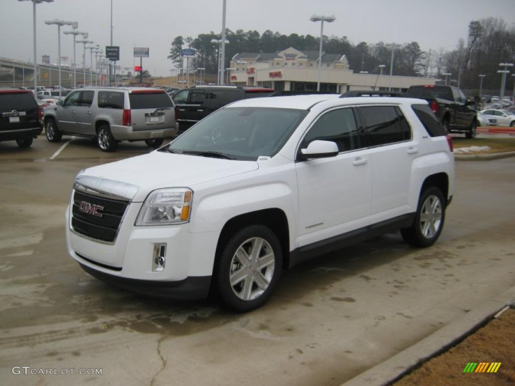 Olympic White 2011 GMC Terrain SLE Exterior Photo #43118090