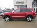 2011 Inferno Red Crystal Pearl Jeep Grand Cherokee Overland  photo #2
