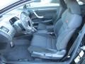 Black 2009 Honda Civic Si Coupe Interior Color