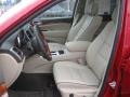  2011 Grand Cherokee Overland Dark Frost Beige/Light Frost Beige Interior