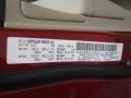 2011 Grand Cherokee Overland Inferno Red Crystal Pearl Color Code PRH