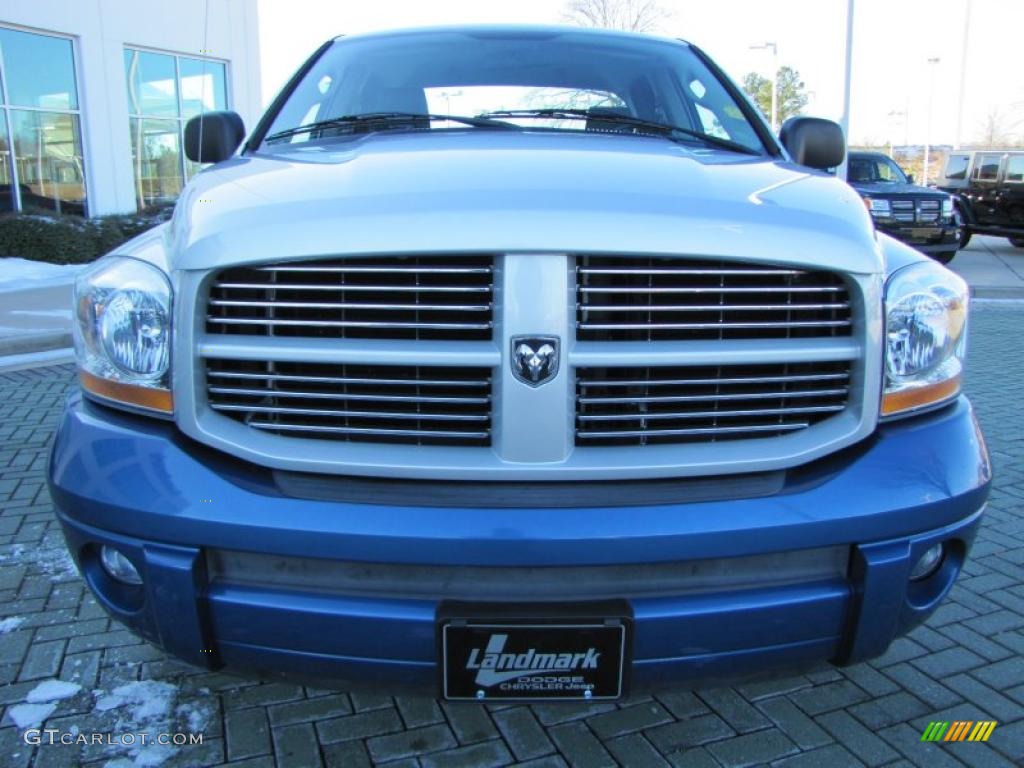 2006 Ram 1500 Sport Quad Cab - Atlantic Blue Pearl / Medium Slate Gray photo #8