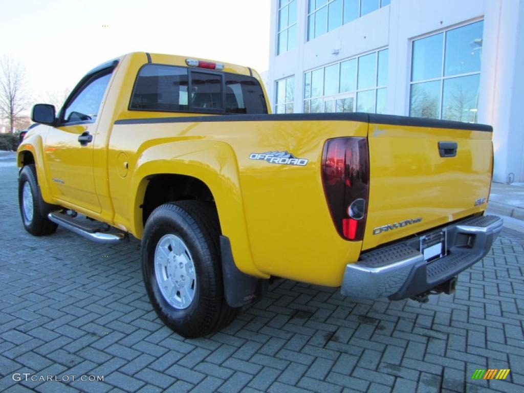 Flame Yellow 2004 GMC Canyon SLE Regular Cab Exterior Photo #43119883