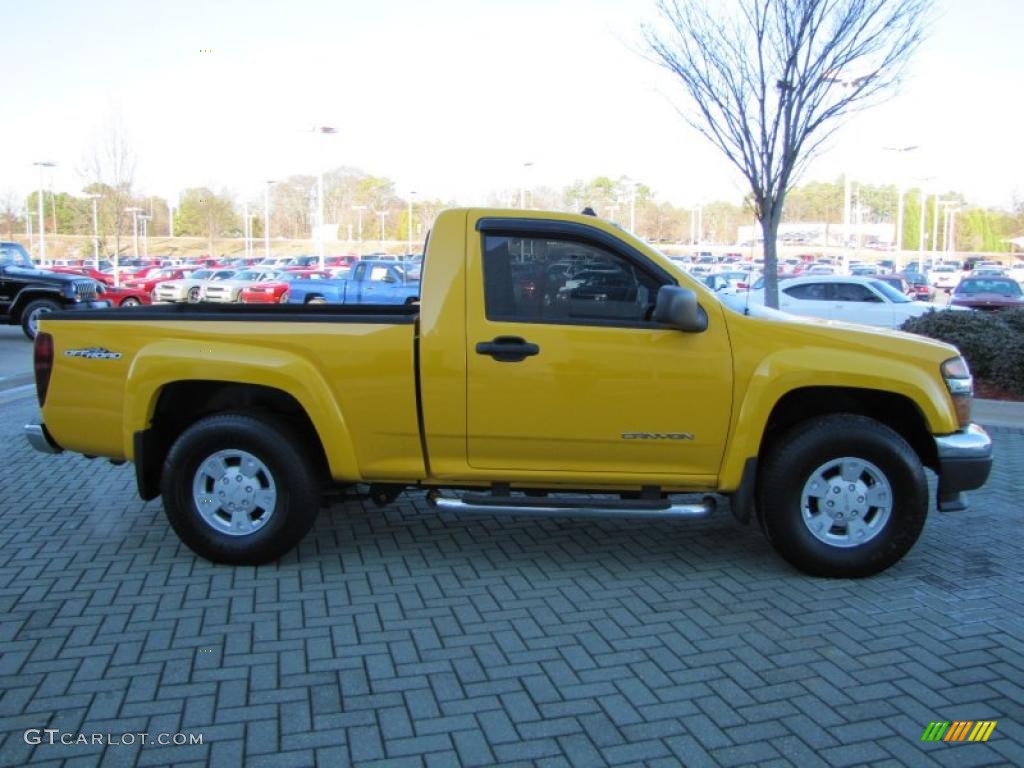 Flame Yellow 2004 GMC Canyon SLE Regular Cab Exterior Photo #43119933