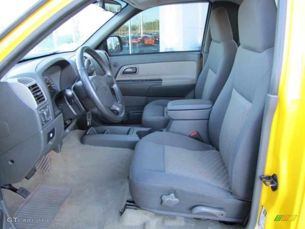 Pewter Interior 2004 GMC Canyon SLE Regular Cab Photo #43120007