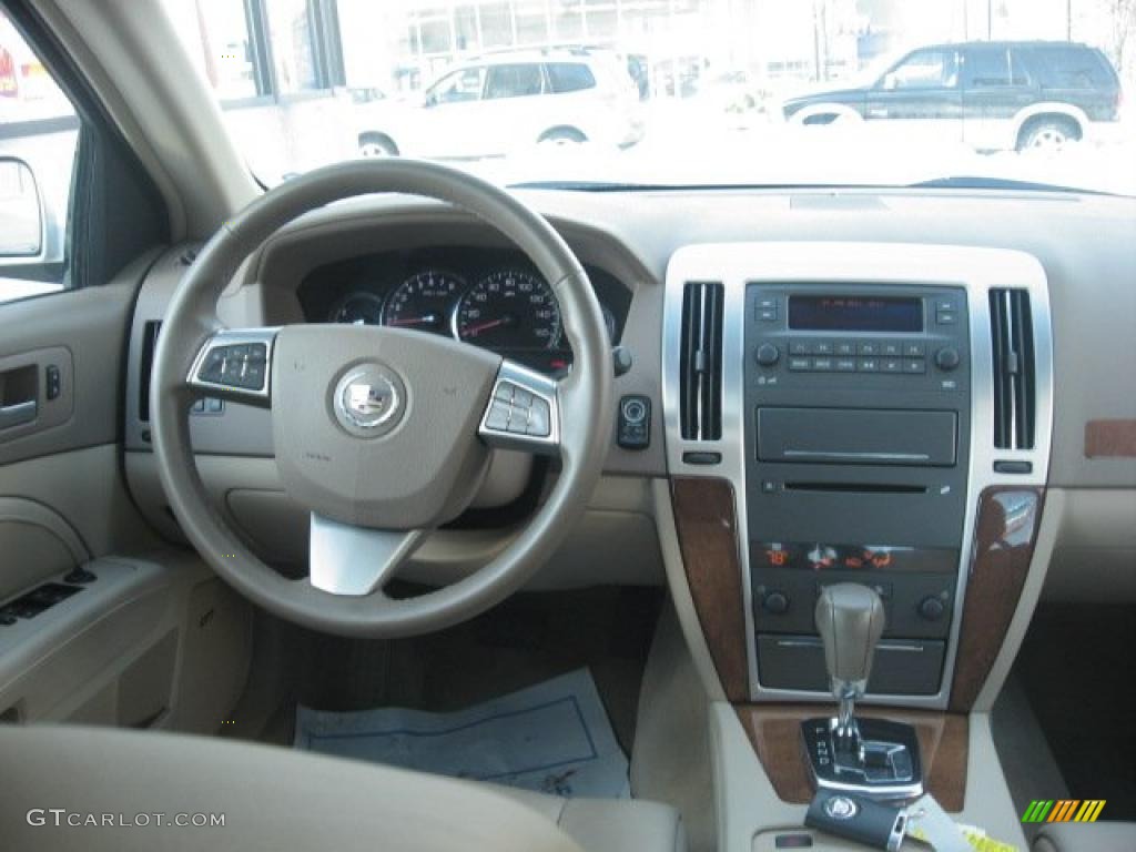 2008 Cadillac STS 4 V6 AWD Cashmere Dashboard Photo #43122890