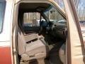 Tan 1995 Ford F250 XLT Extended Cab 4x4 Interior Color