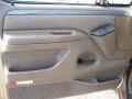 Tan 1995 Ford F250 XLT Extended Cab 4x4 Door Panel