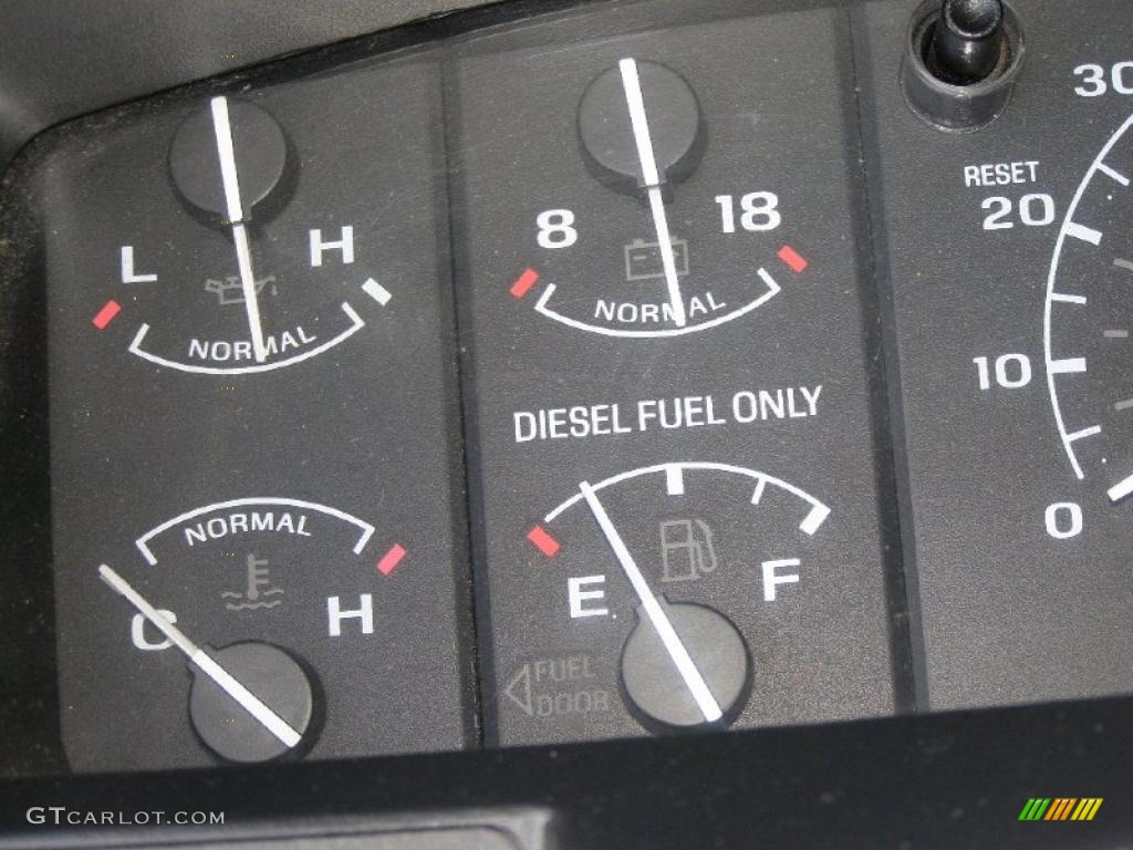 1995 Ford F250 XLT Extended Cab 4x4 Gauges Photo #43123402