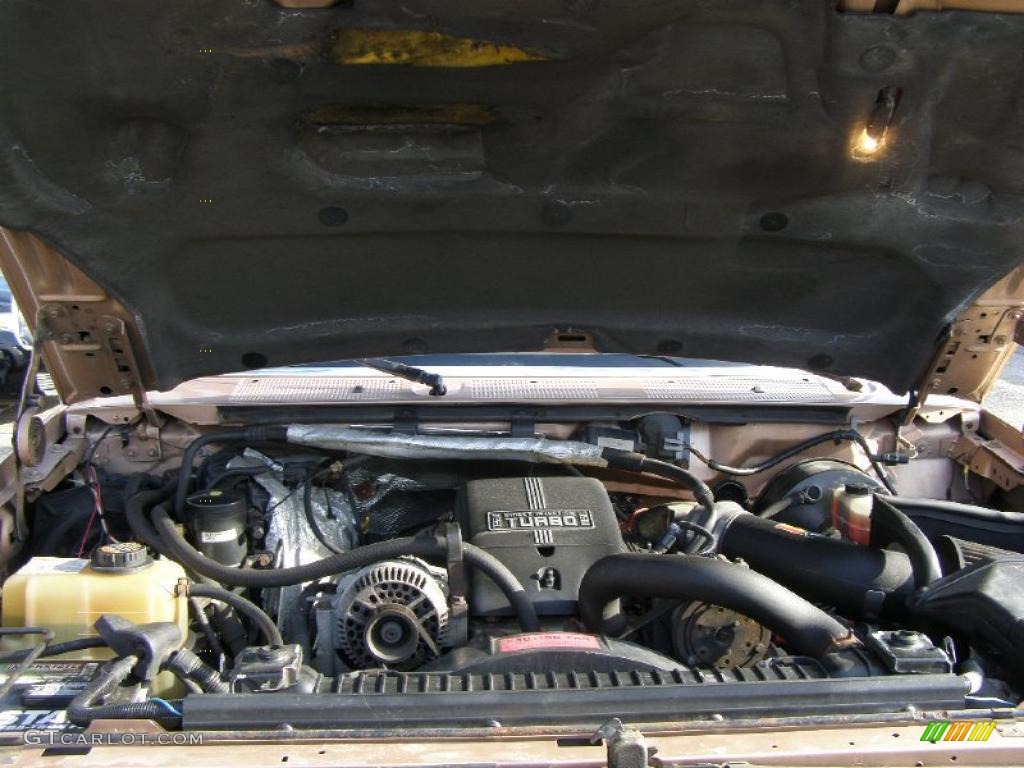 1995 Ford F250 XLT Extended Cab 4x4 7.3 Liter OHV 16-Valve Turbo-Diesel V8 Engine Photo #43123434