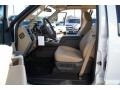 2011 White Platinum Metallic Tri-Coat Ford F450 Super Duty Lariat Crew Cab 4x4 Dually  photo #9