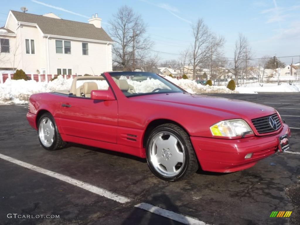 Imperial Red 1996 Mercedes-Benz SL 320 Roadster Exterior Photo #43130971