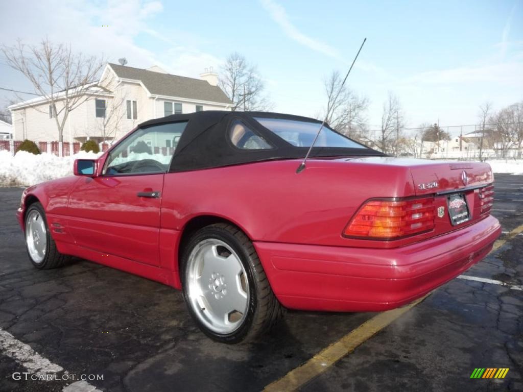 Imperial Red 1996 Mercedes-Benz SL 320 Roadster Exterior Photo #43131111
