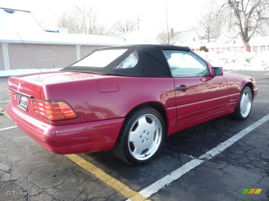 1996 SL 320 Roadster - Imperial Red / Parchment photo #12