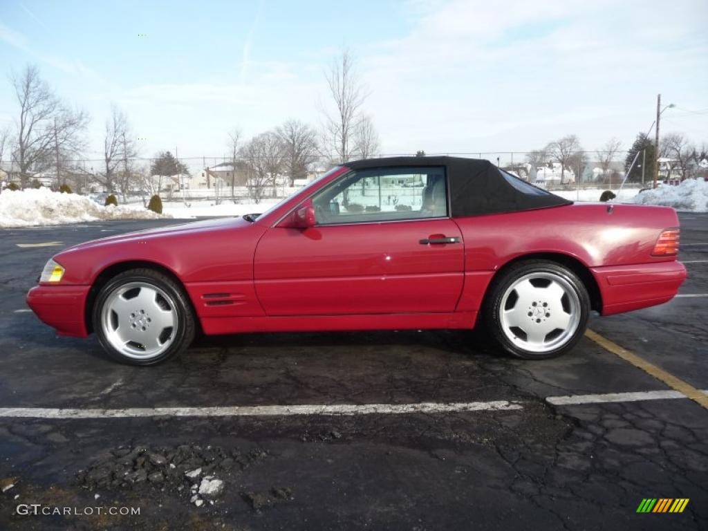 Imperial Red 1996 Mercedes-Benz SL 320 Roadster Exterior Photo #43131143