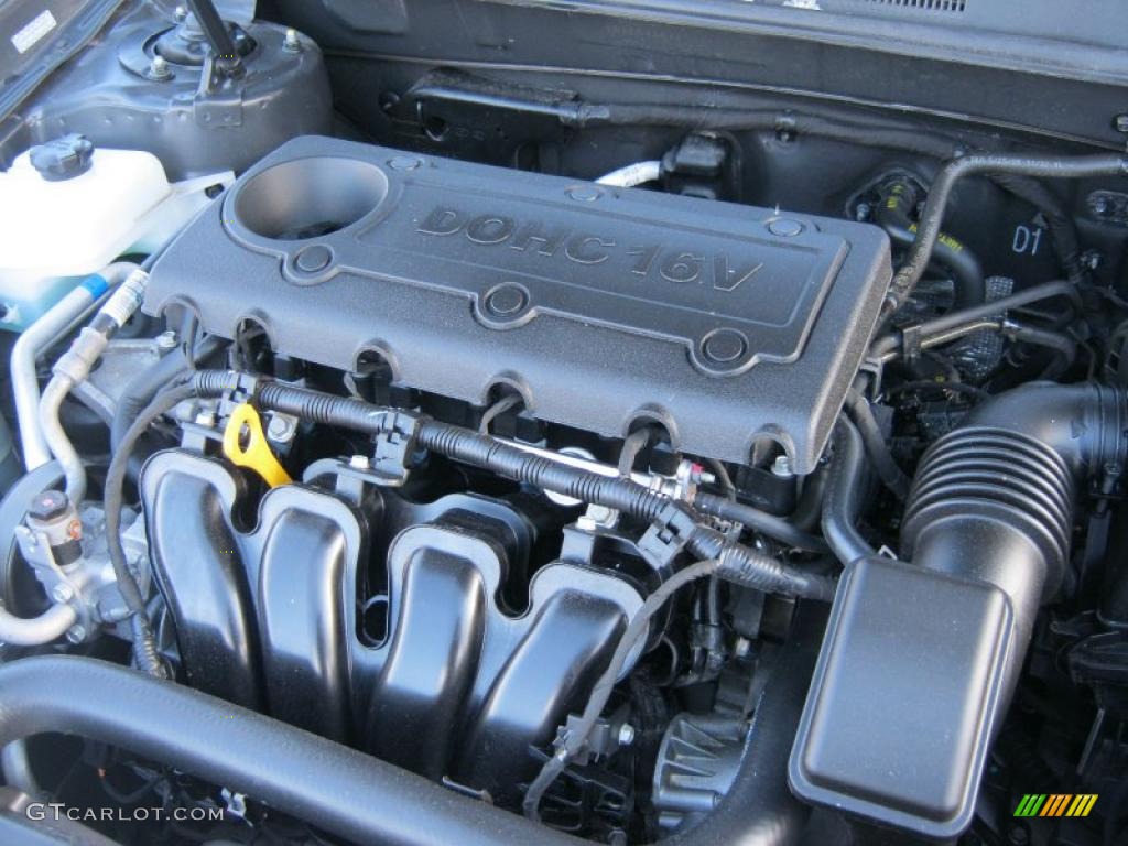 2010 Kia Optima LX 2.4 Liter DOHC 16-Valve CVVT 4 Cylinder Engine Photo #43132835