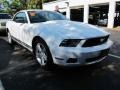 2010 Performance White Ford Mustang V6 Convertible  photo #1