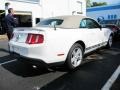 2010 Performance White Ford Mustang V6 Convertible  photo #2