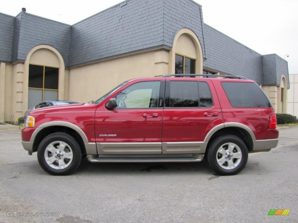 Redfire Metallic 2004 Ford Explorer Eddie Bauer 4x4 Exterior Photo #43136807