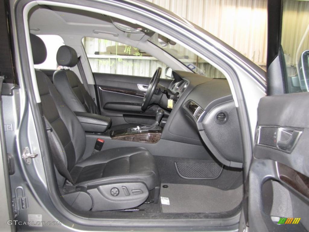 Ebony Interior 2007 Audi A6 3.2 Sedan Photo #43137547
