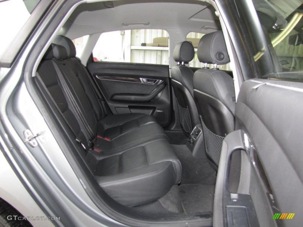 Ebony Interior 2007 Audi A6 3.2 Sedan Photo #43137559