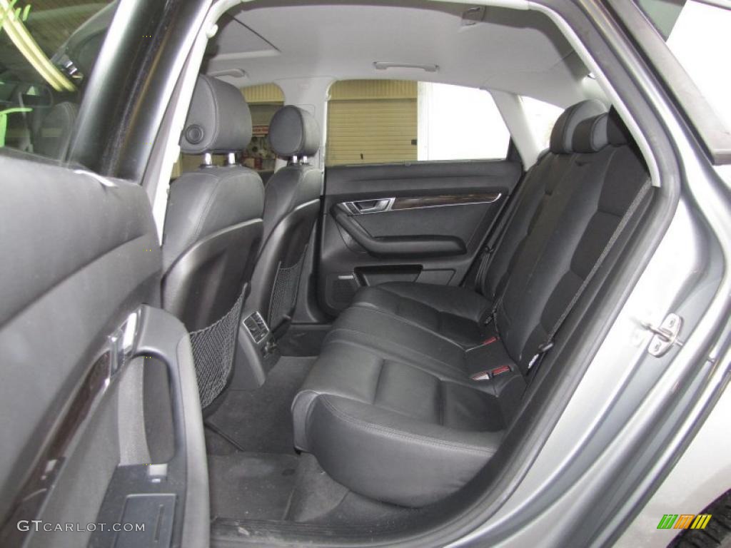 Ebony Interior 2007 Audi A6 3.2 Sedan Photo #43137571