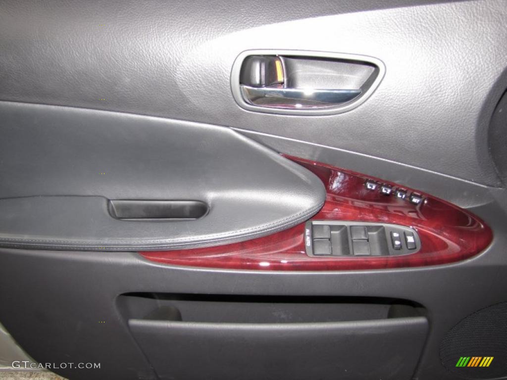 2010 Lexus GS 350 Black Door Panel Photo #43137799