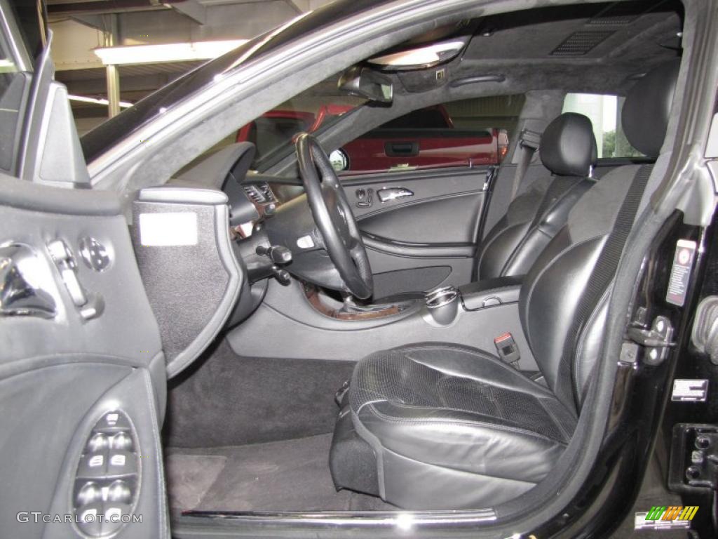 AMG Charcoal Nappa Leather Interior 2006 Mercedes-Benz CLS 55 AMG Photo #43138719