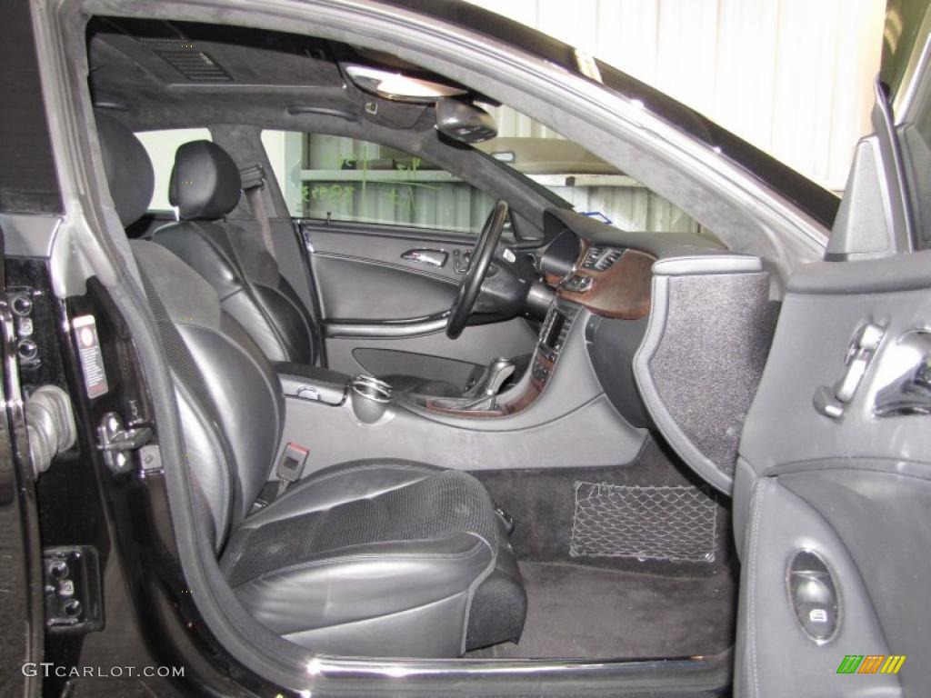 AMG Charcoal Nappa Leather Interior 2006 Mercedes-Benz CLS 55 AMG Photo #43138727