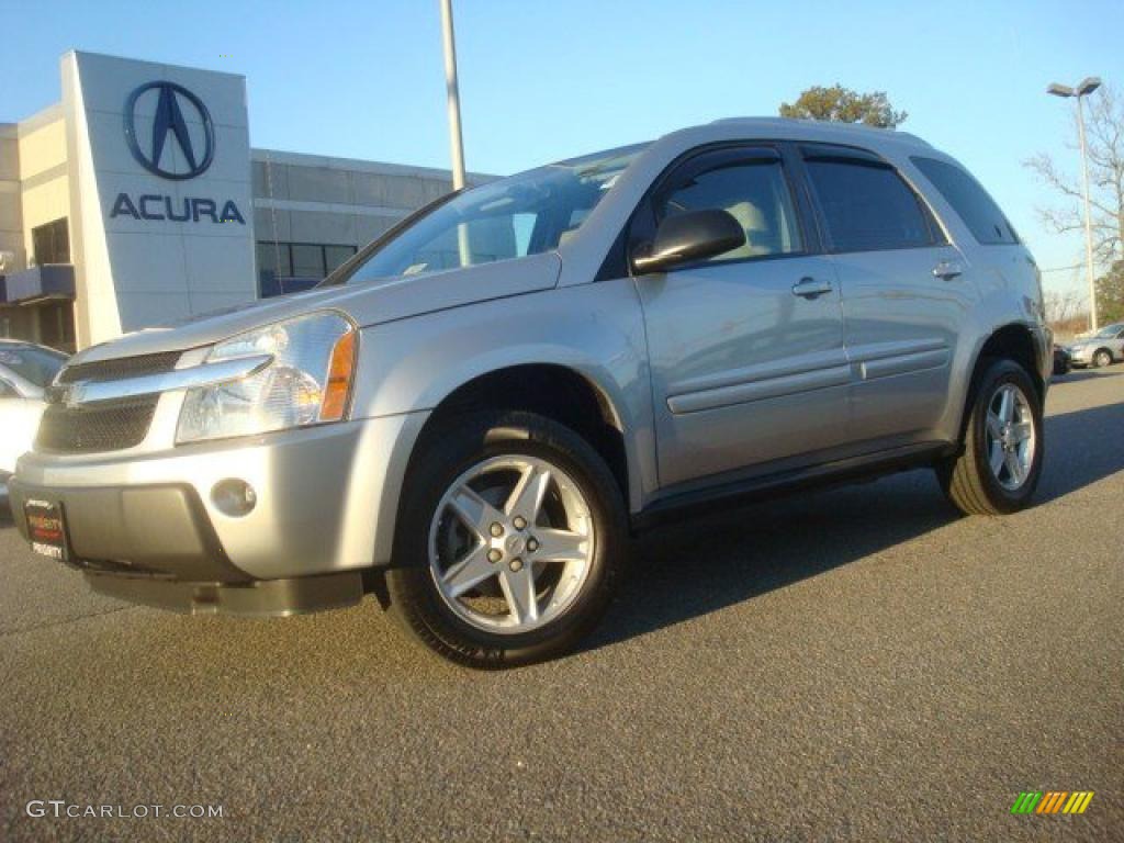 2005 Equinox LT AWD - Galaxy Silver Metallic / Light Gray photo #2