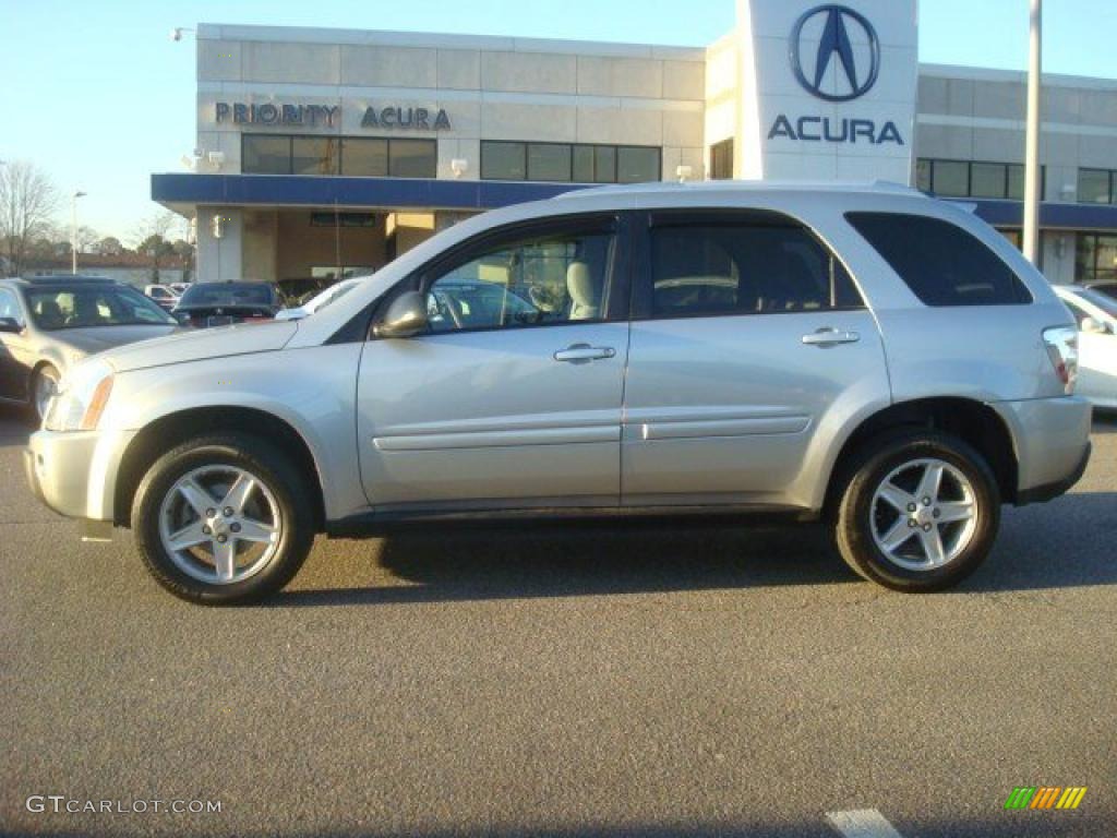 2005 Equinox LT AWD - Galaxy Silver Metallic / Light Gray photo #3