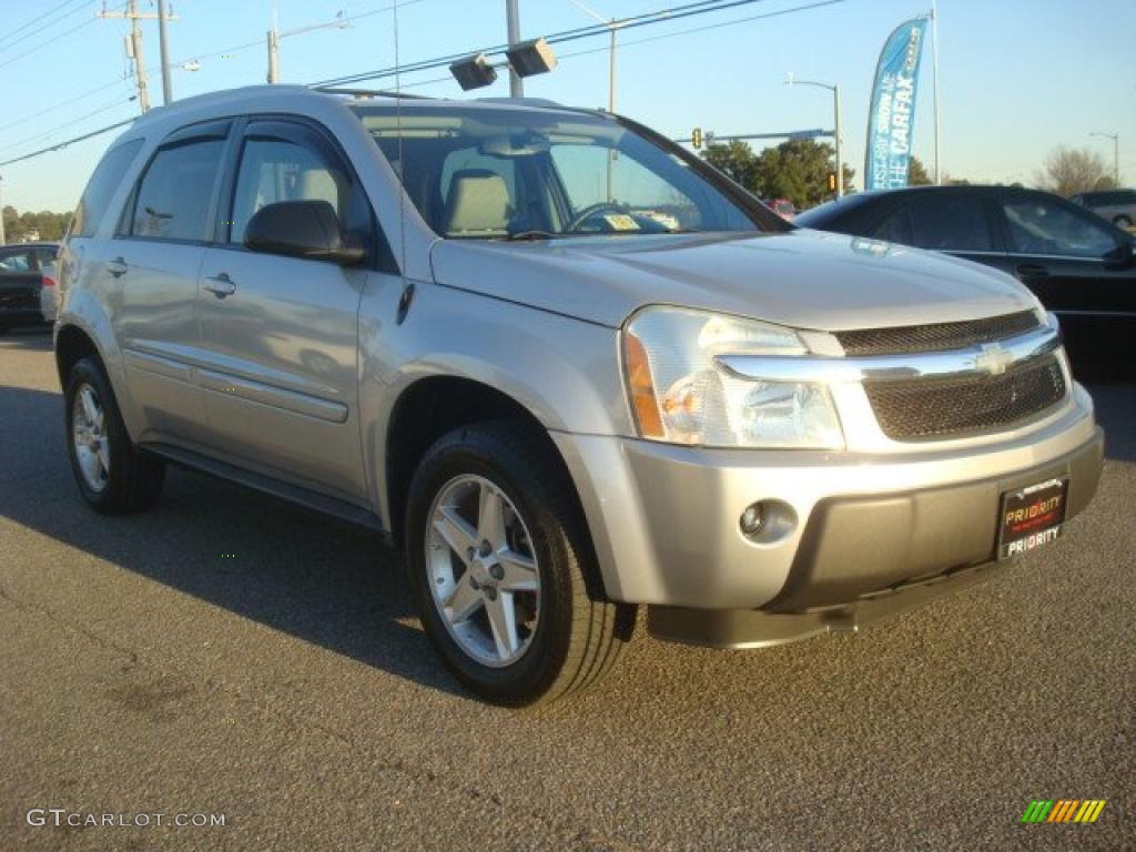 2005 Equinox LT AWD - Galaxy Silver Metallic / Light Gray photo #7
