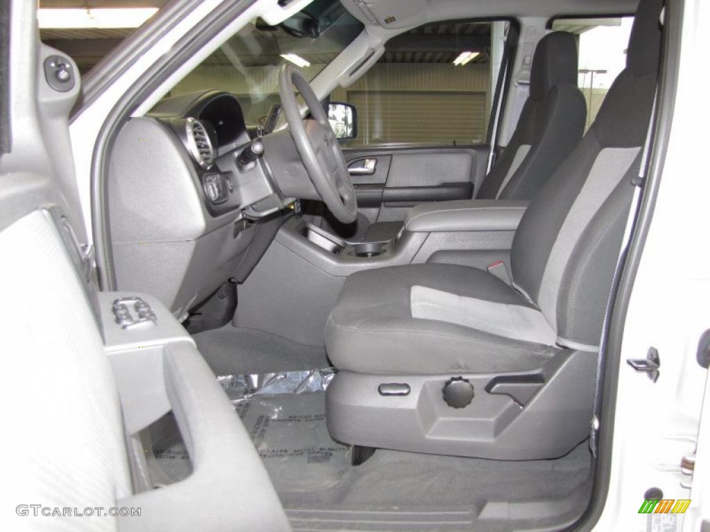 2003 Expedition XLT - Oxford White / Flint Grey photo #8
