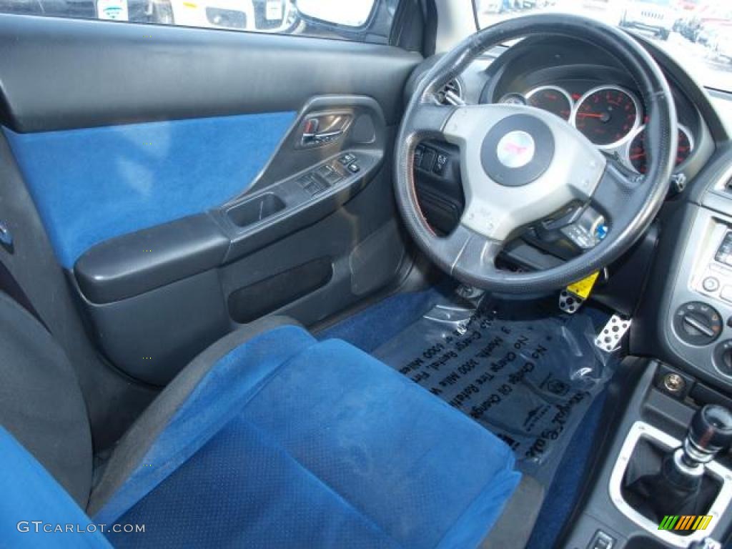 Blue Ecsaine/Black Interior 2004 Subaru Impreza WRX STi Photo #43140593