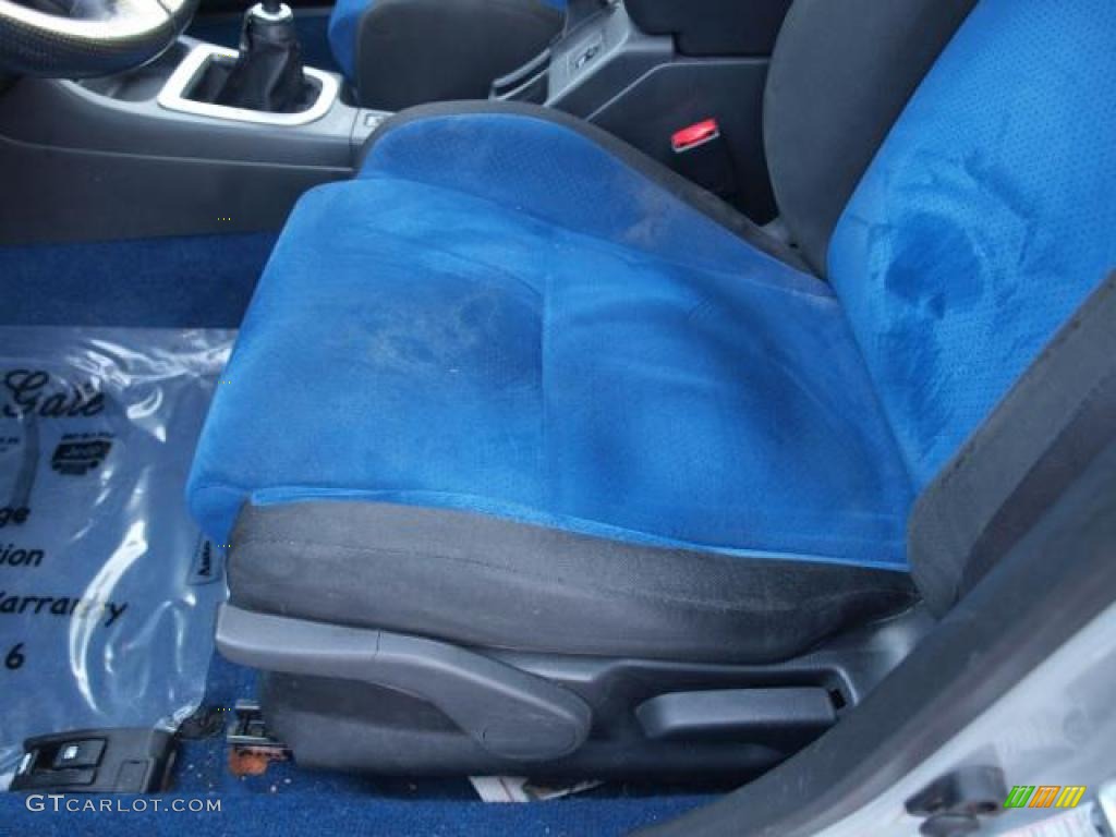 Blue Ecsaine Black Interior 2004 Subaru Impreza Wrx Sti