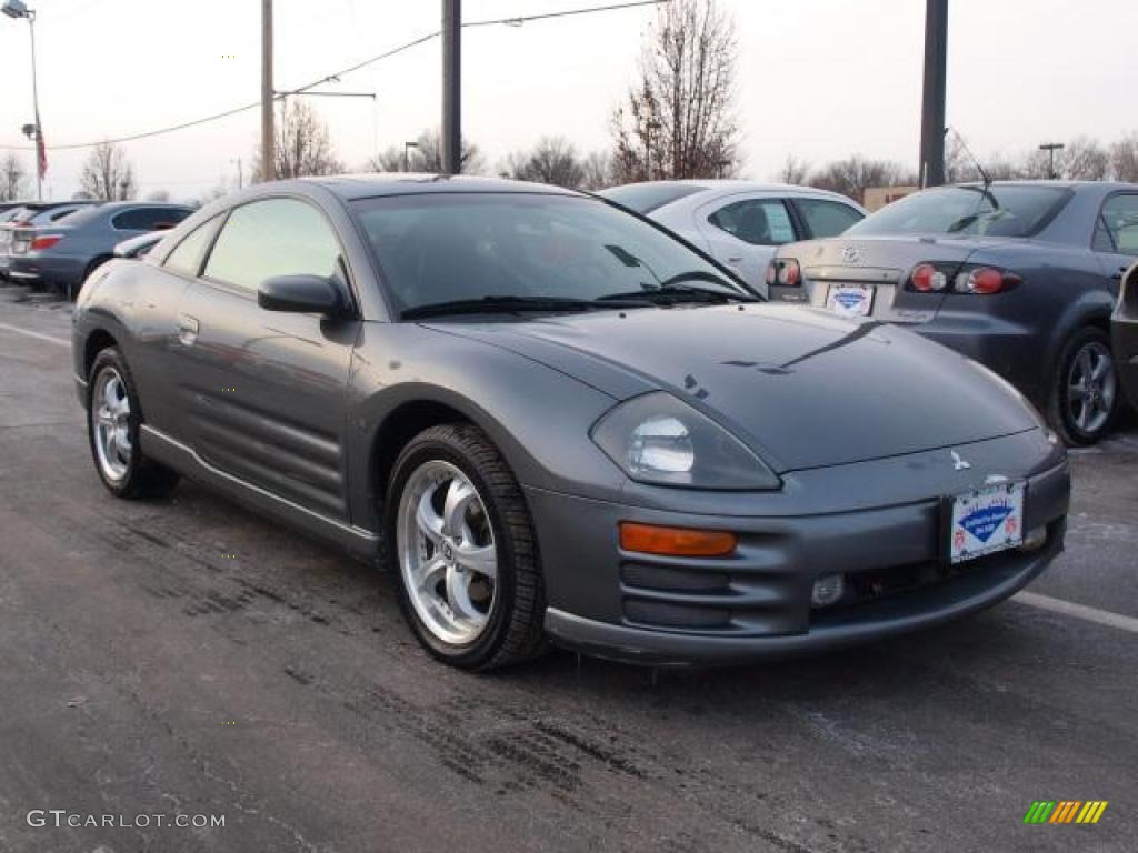 2002 Eclipse GT Coupe - Titanium Pearl / Black photo #2