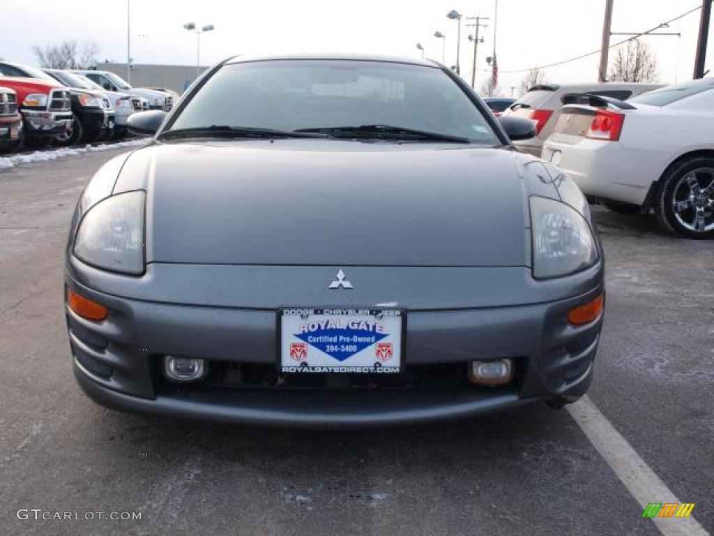 2002 Eclipse GT Coupe - Titanium Pearl / Black photo #8