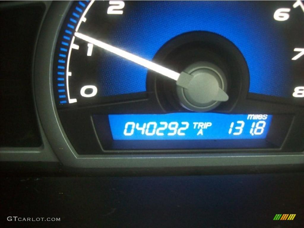 2006 Civic LX Coupe - Royal Blue Pearl / Gray photo #4
