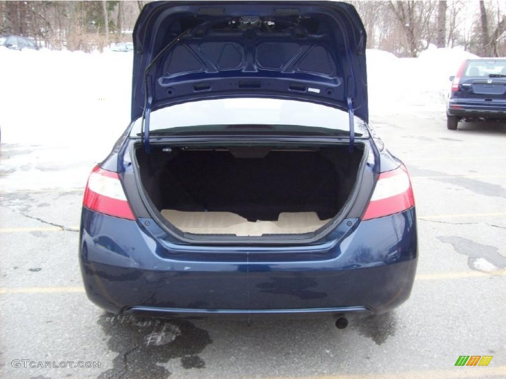 2006 Civic LX Coupe - Royal Blue Pearl / Gray photo #8