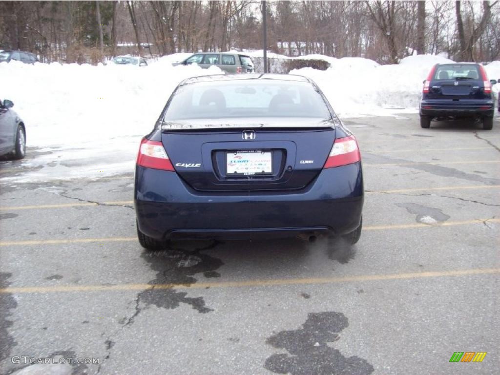 2006 Civic LX Coupe - Royal Blue Pearl / Gray photo #19