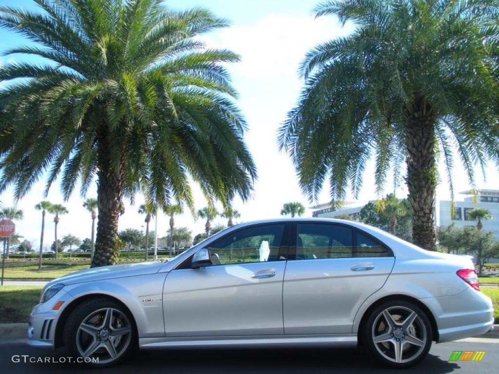 Iridium Silver Metallic 2009 Mercedes-Benz C 63 AMG Exterior Photo #43142696