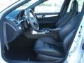 Black AMG Premium Leather 2009 Mercedes-Benz C 63 AMG Interior Color