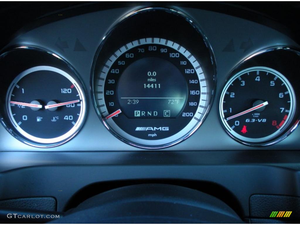 2009 Mercedes-Benz C 63 AMG Gauges Photo #43142956