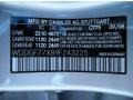 775: Iridium Silver Metallic 2009 Mercedes-Benz C 63 AMG Color Code
