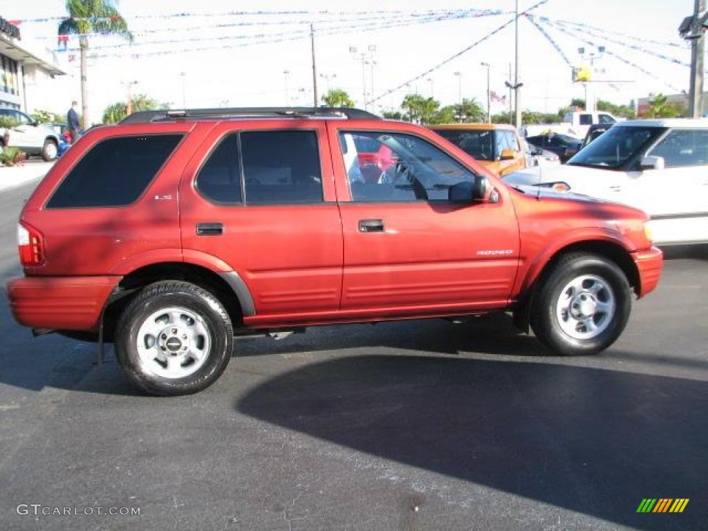 2001 Rodeo LS - Palazzo Red Mica / Gray photo #10