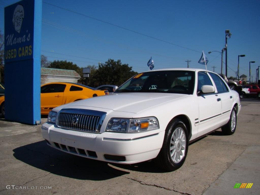 2010 Grand Marquis LS Ultimate Edition - Vibrant White / Medium Light Stone photo #4