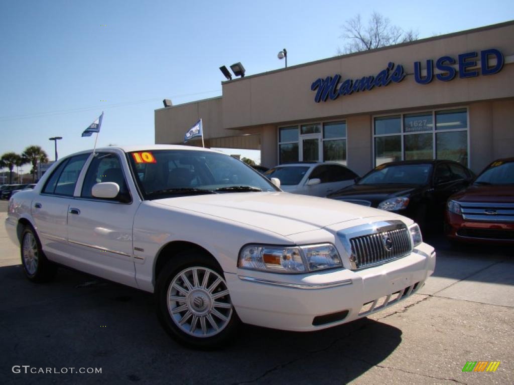 2010 Grand Marquis LS Ultimate Edition - Vibrant White / Medium Light Stone photo #32