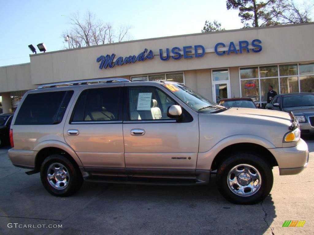 2002 Navigator Luxury 4x4 - Light Parchment Gold Metallic / Medium Parchment photo #1