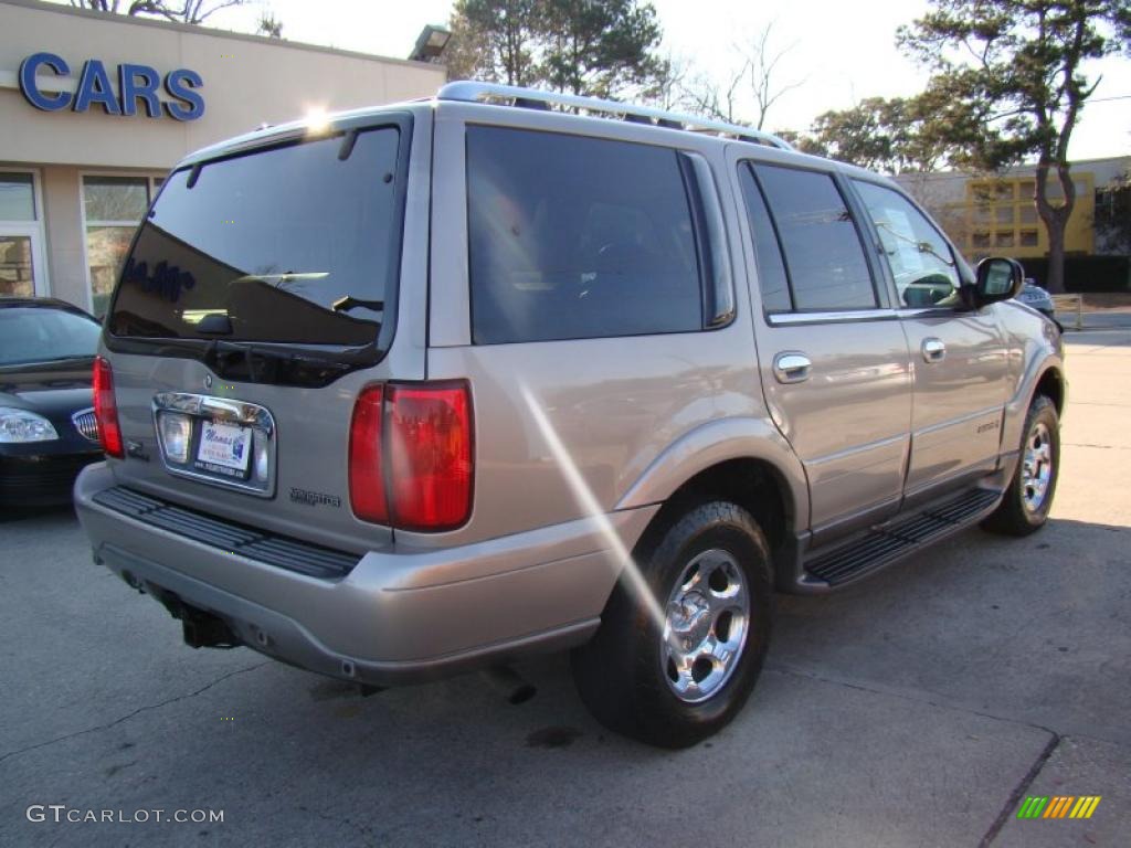 2002 Navigator Luxury 4x4 - Light Parchment Gold Metallic / Medium Parchment photo #10